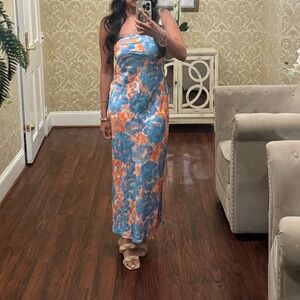 Hello Molly Highway To Heaven Maxi Dress Blue